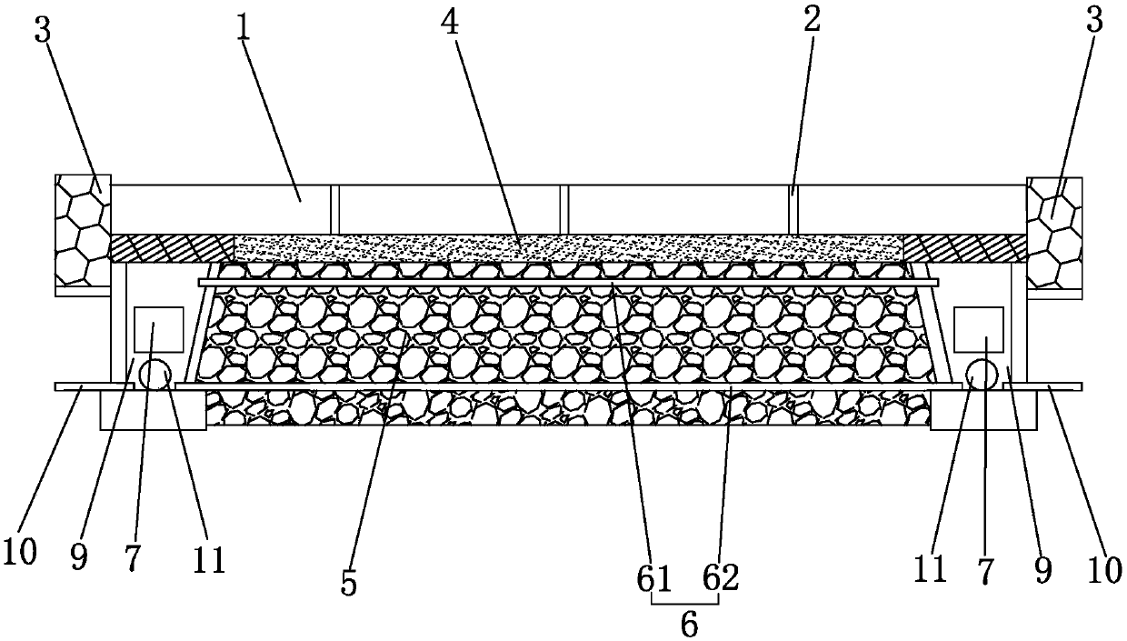 An asphalt pavement structure