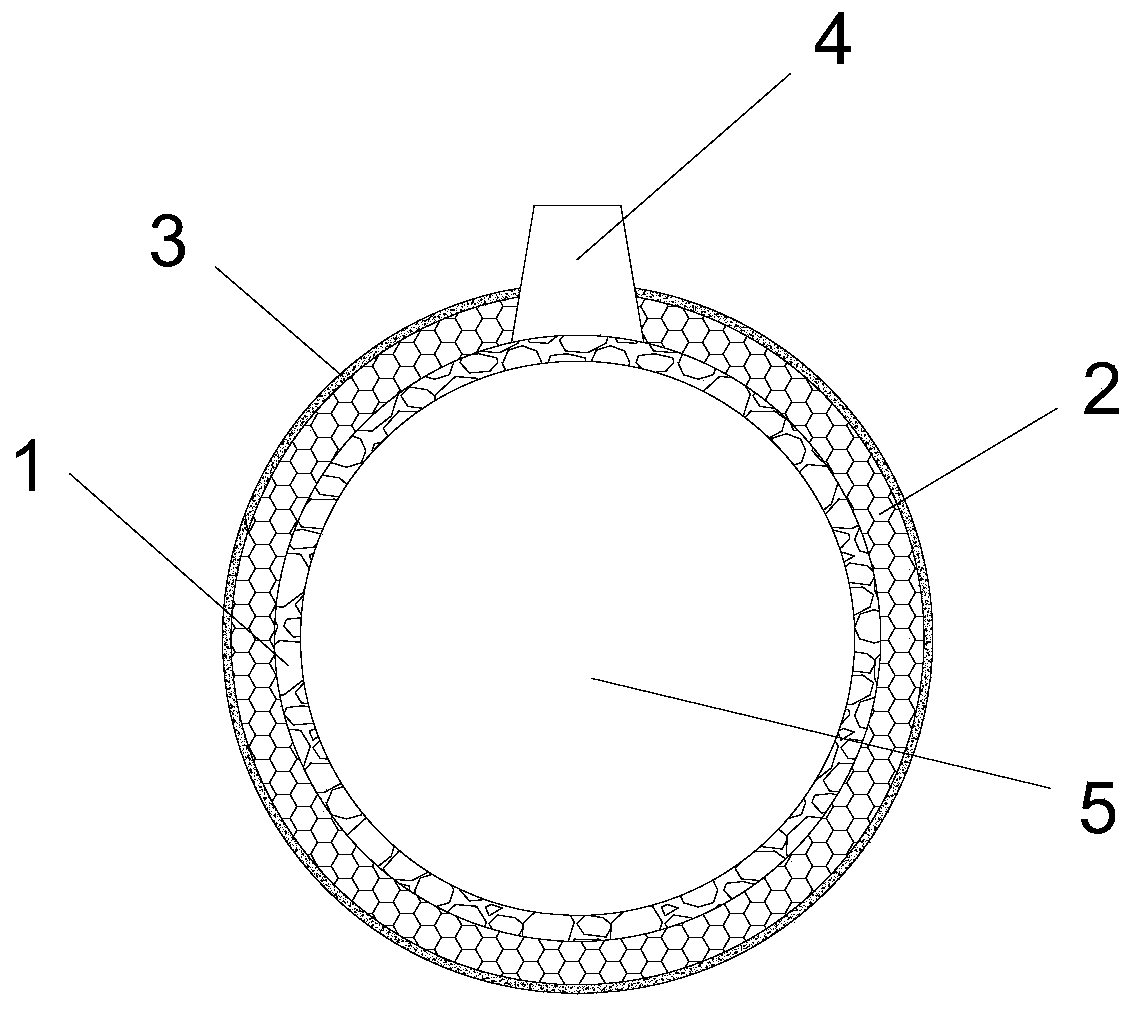 Refractory ramming mass for hot metal ladle of ferrosilicon electric furnace and preparation method for refractory ramming mass