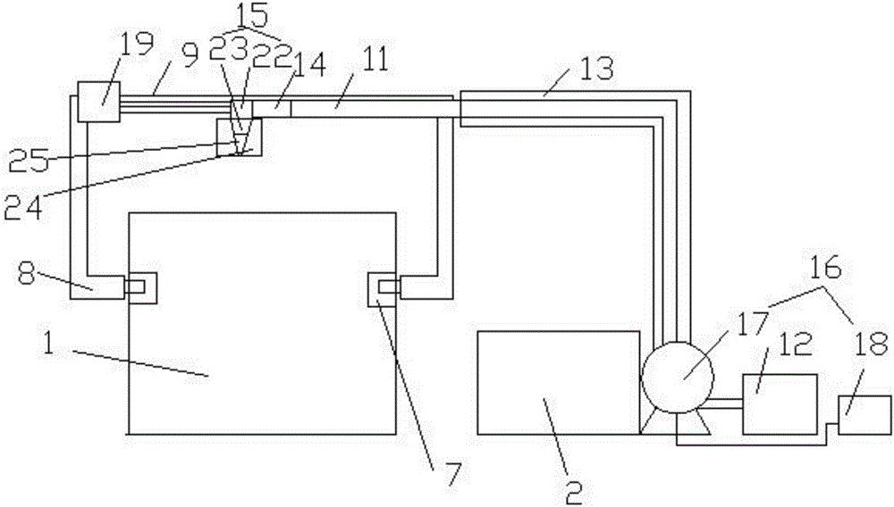 Pressurizing water cutting device for production of automobile carpets