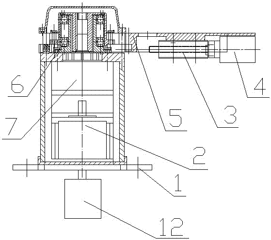 Numerical control lathe mechanical hand suitable for production of disc type parts