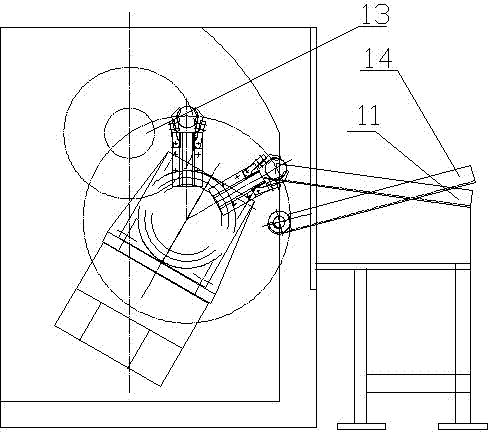 Numerical control lathe mechanical hand suitable for production of disc type parts