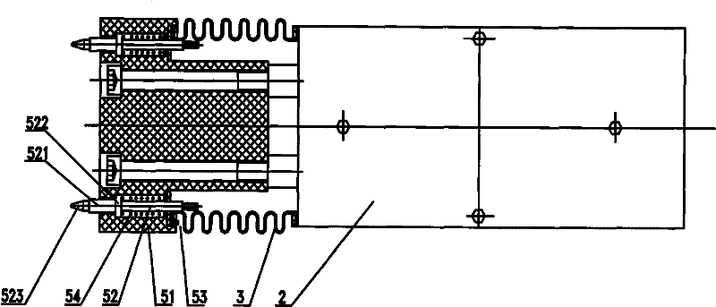 Self-adapting contact probe set of multiple-set measurement