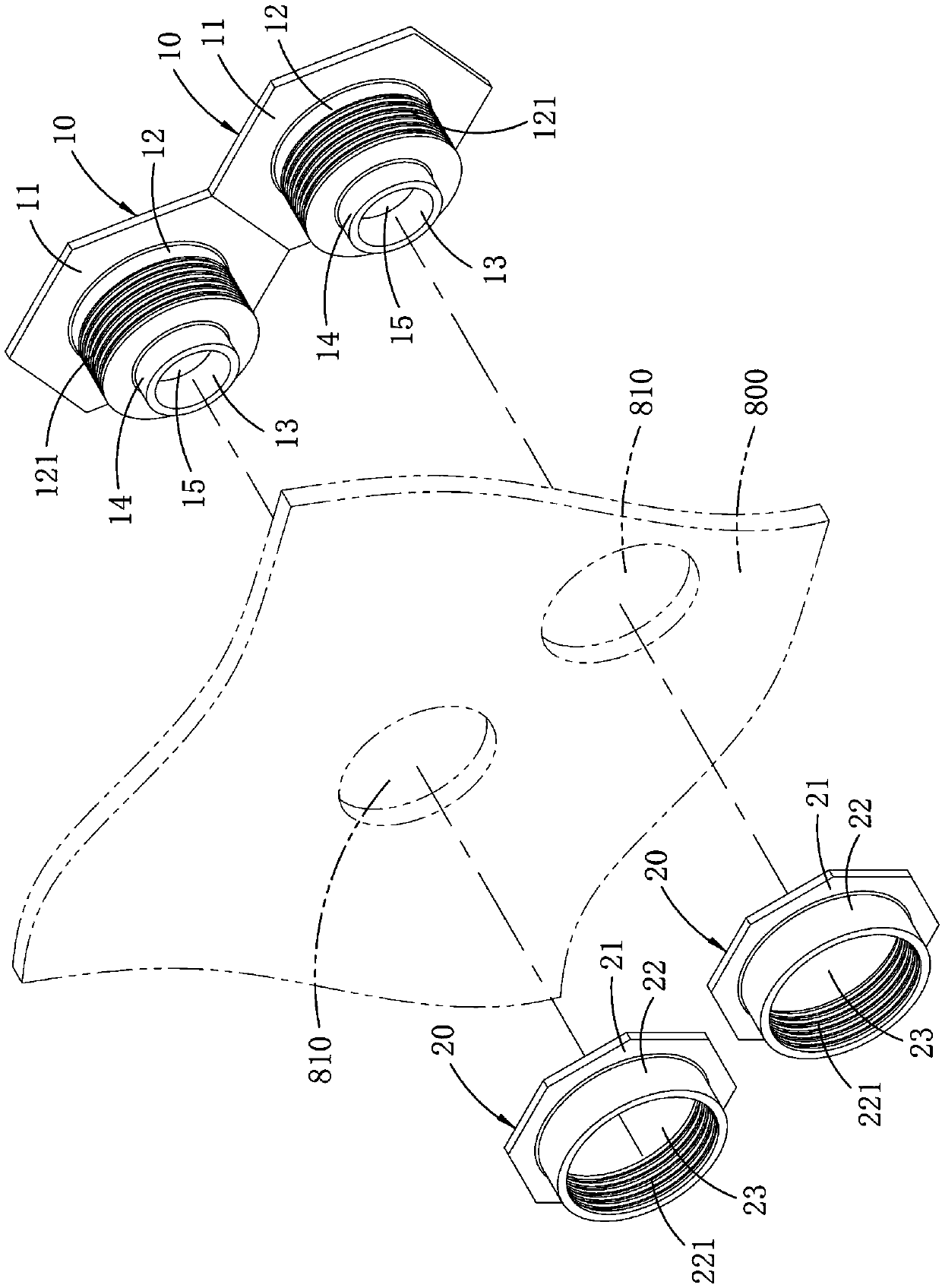 Heat pipe envelope of heat exchanger