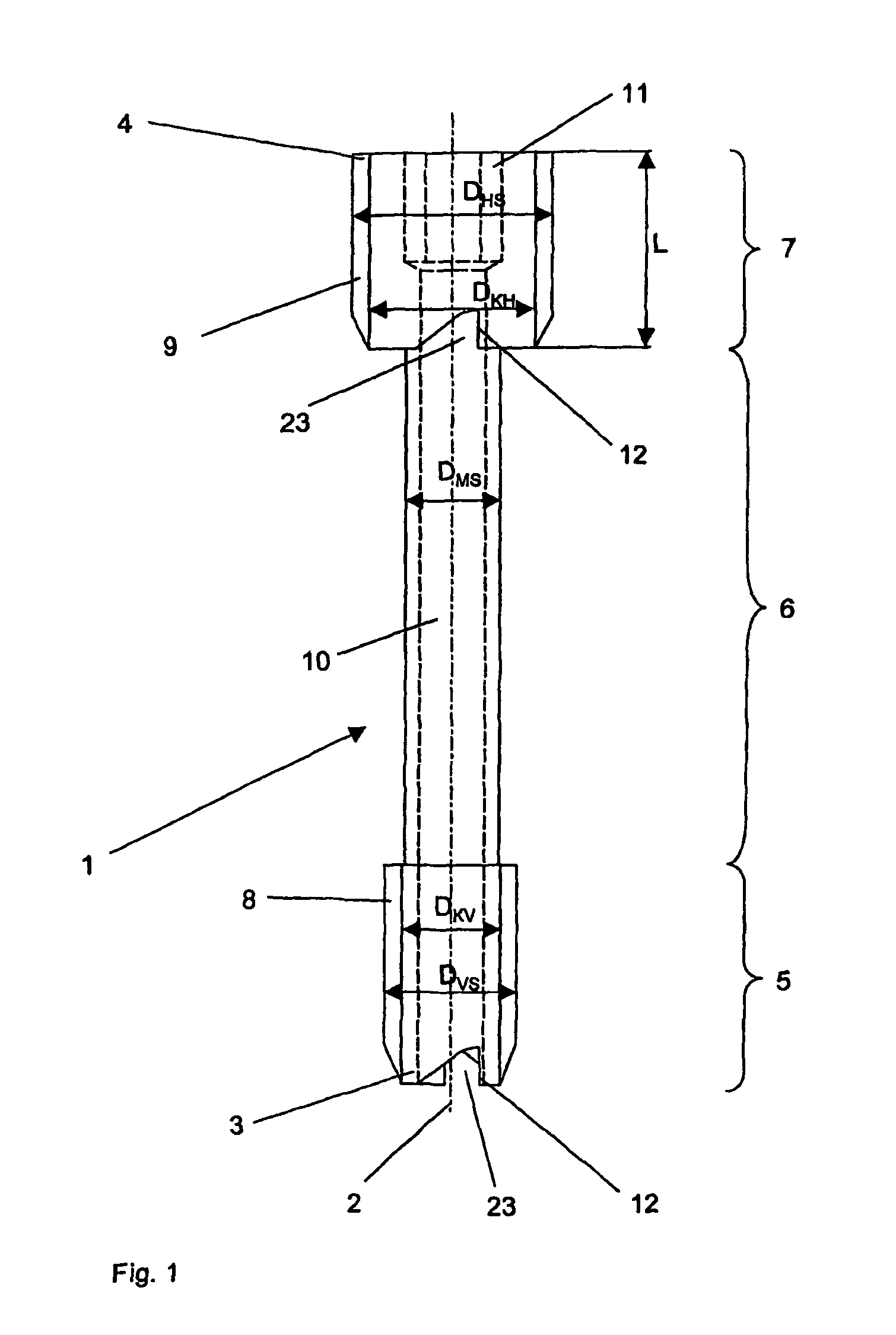 Headless compression screw with integrated reduction-compression instrument