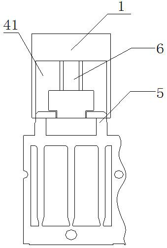 Inverted GaN power device packaging structure and preparation method thereof