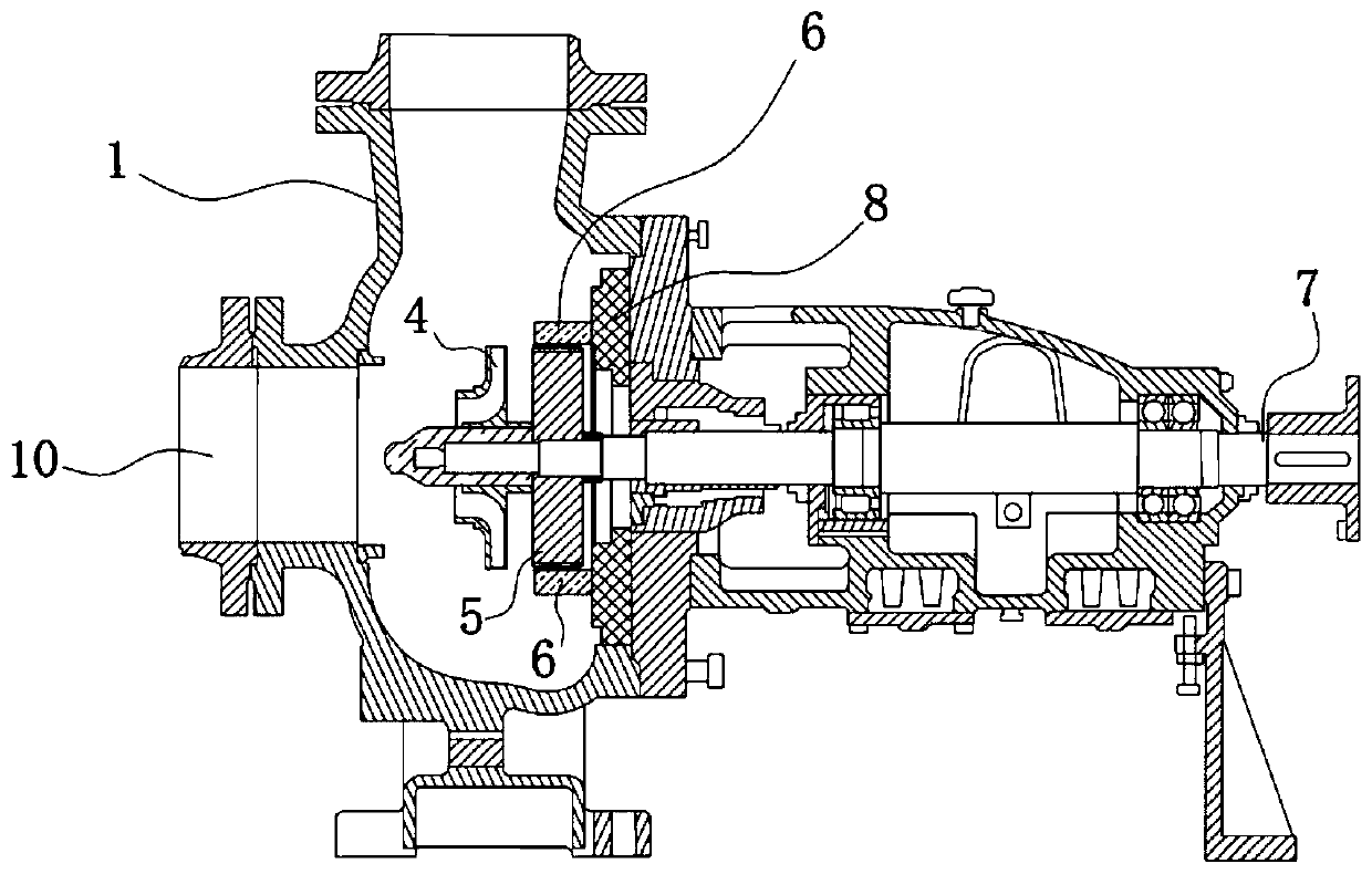 A nuclear-grade pump impurity test device and test method thereof