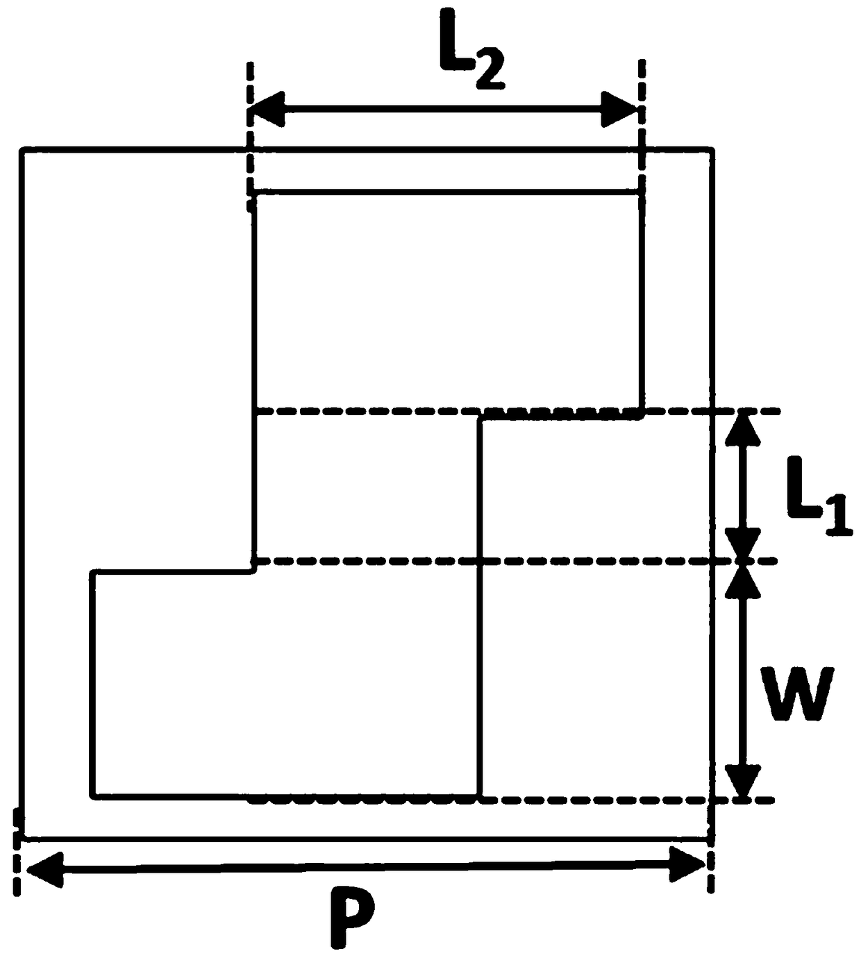 Method for preparing all-dielectric ultra-thin two-dimensional circular polarization dichroic device