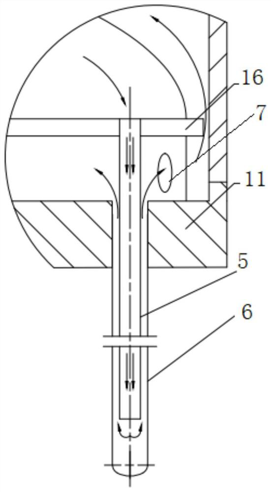 Steam-water circulating device for natural circulation of tower-type fused salt photo-thermal steam generation system