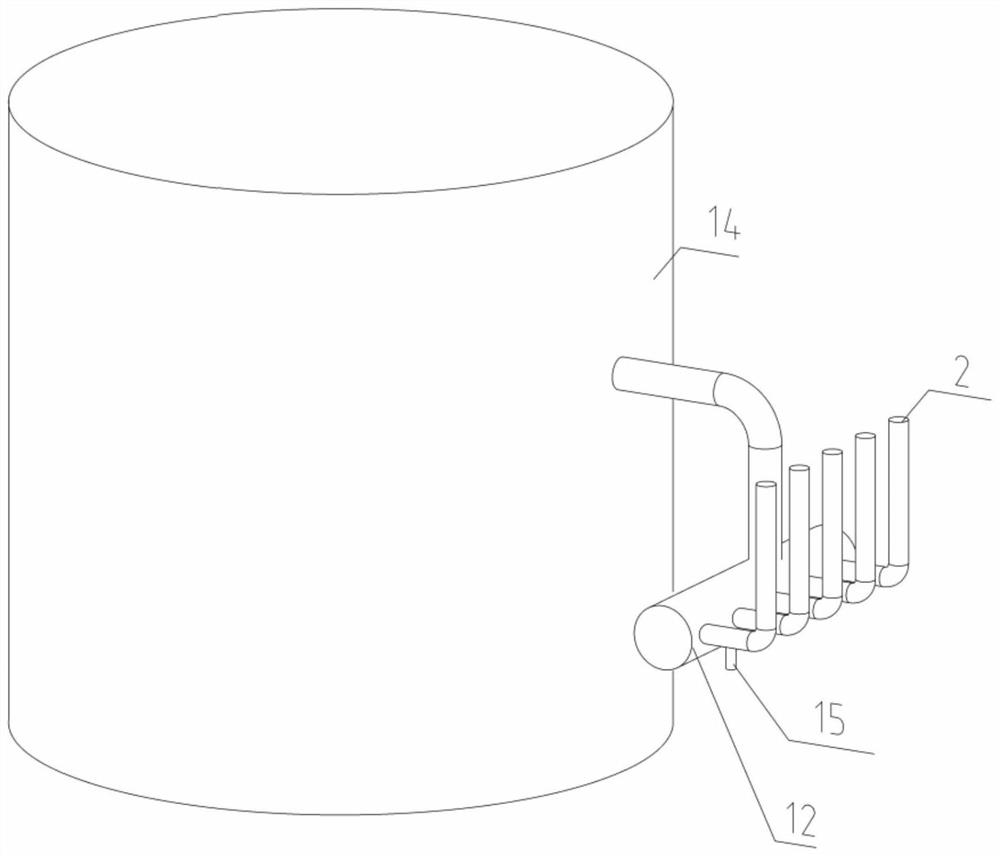 Steam-water circulating device for natural circulation of tower-type fused salt photo-thermal steam generation system