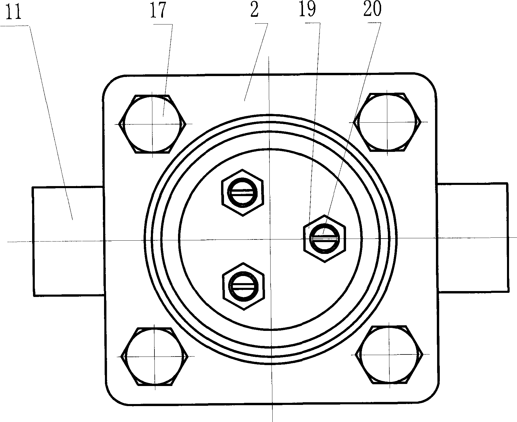 High flow rate circular plate dual metal type steam bleeder