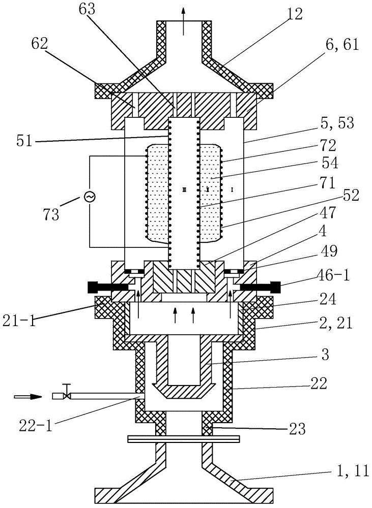 Method for photocatalytically degrading exhaust gas by electrodeless excimer lamp