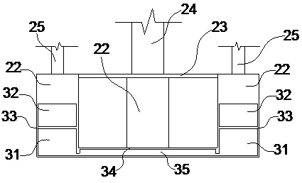 Multi-module assembled offshore power generation device