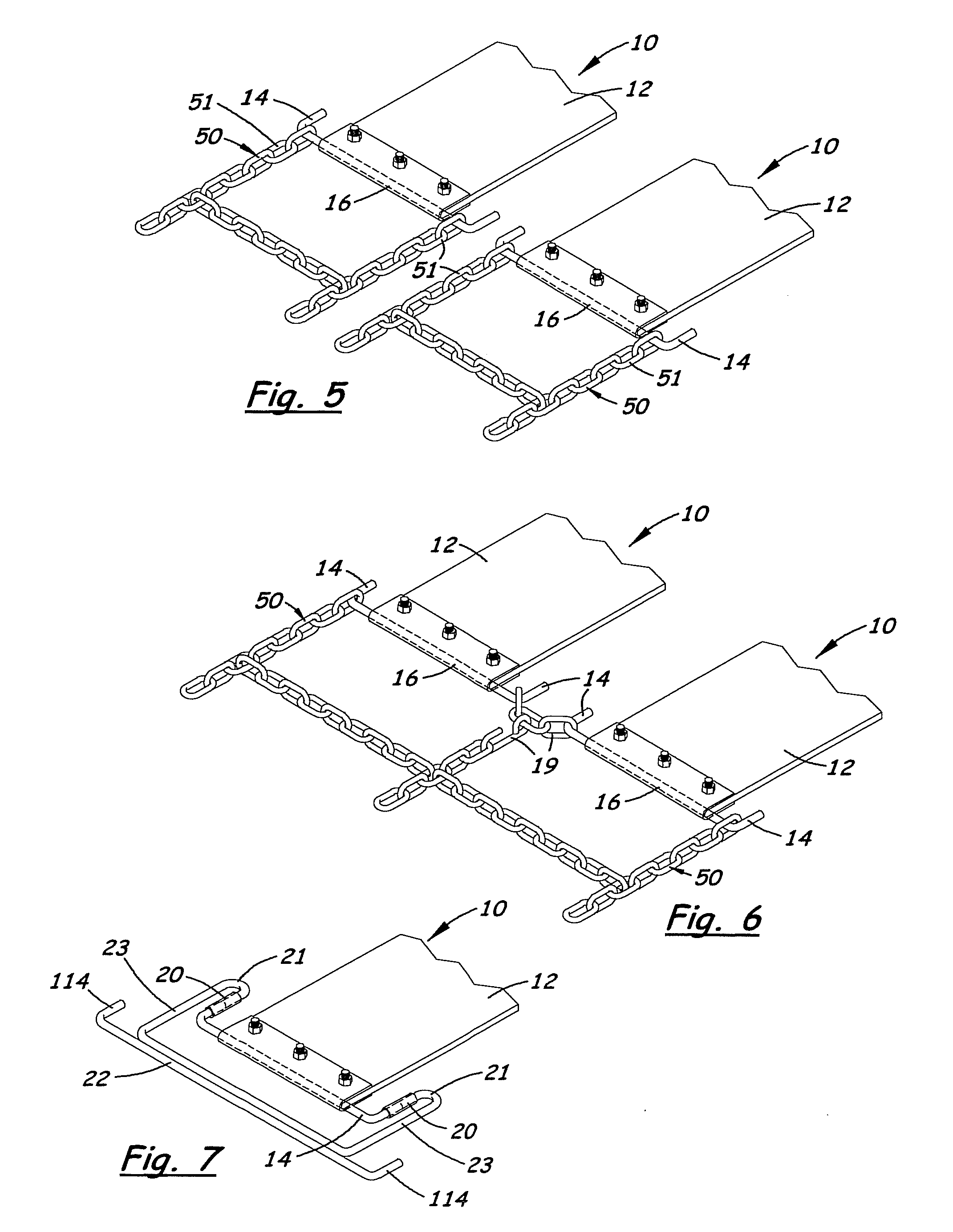 Tool and method for tire traction device installation