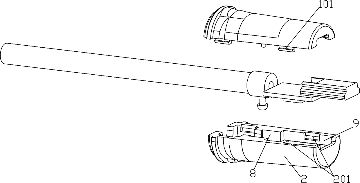 Novel laryngoscope tube core