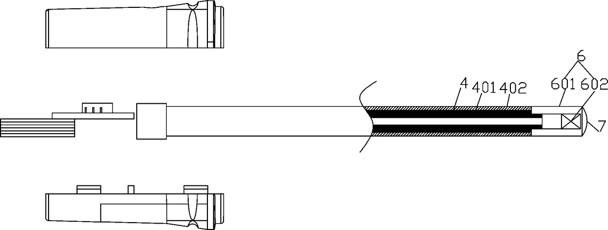 Novel laryngoscope tube core