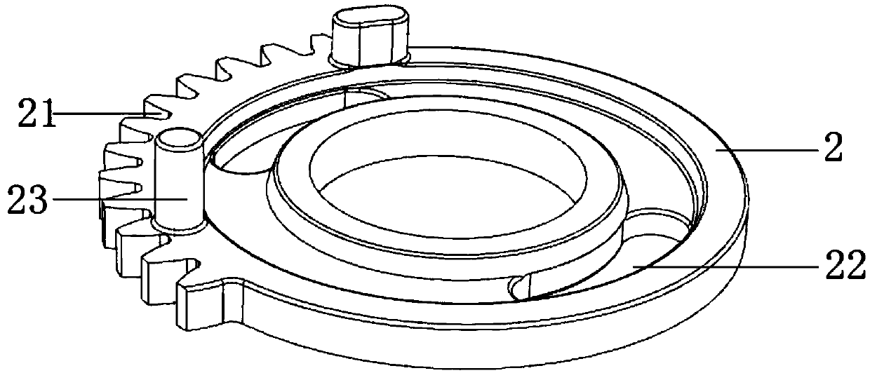 Intelligent door lock mechanical and electrical separation device