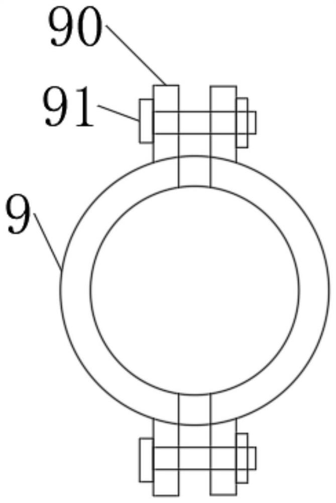 Raw material mixing device for coating production