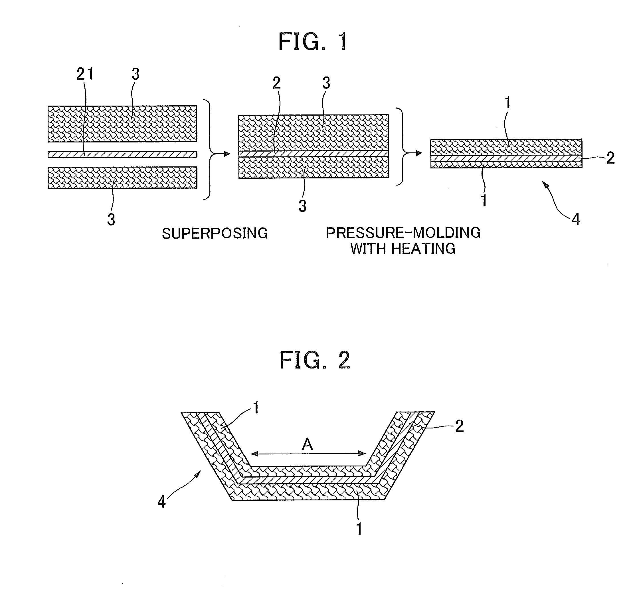 Sound-insulating laminated structure and method for the production thereof