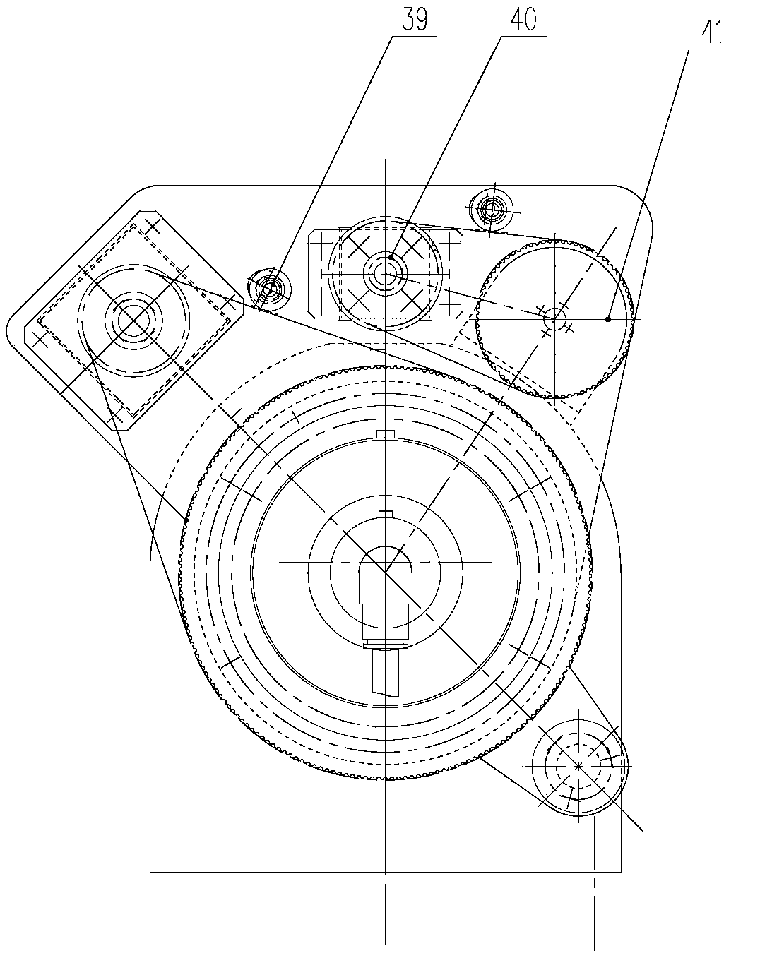 A laser spiral milling and grinding hole-making composite device and hole-making method