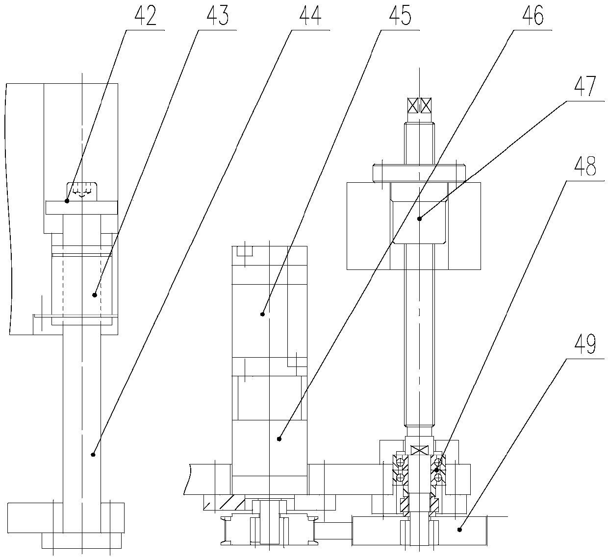 A laser spiral milling and grinding hole-making composite device and hole-making method