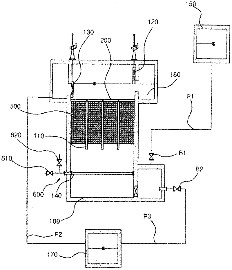 Up-flow bio-filtration processing device using EPE filter material and processing method thereof