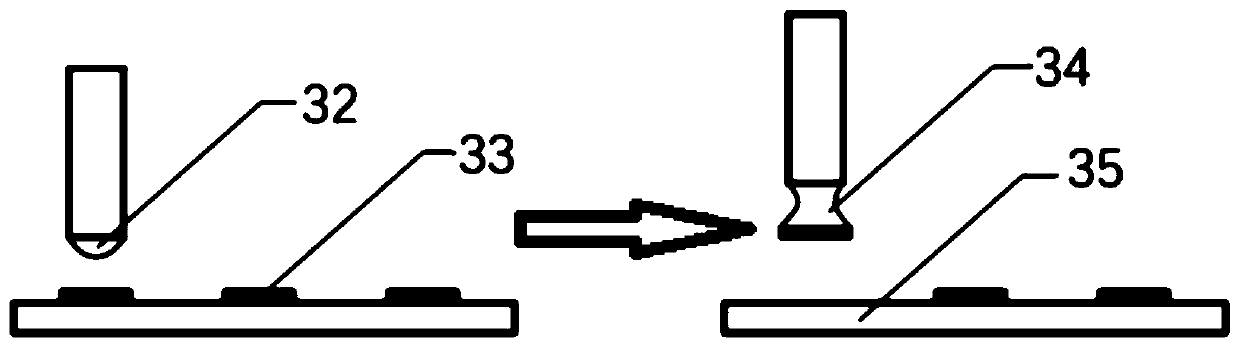 Microperation device and method based on capillary force