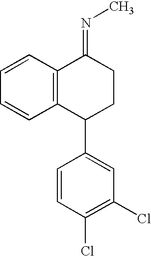 Recycling process for preparing sertraline