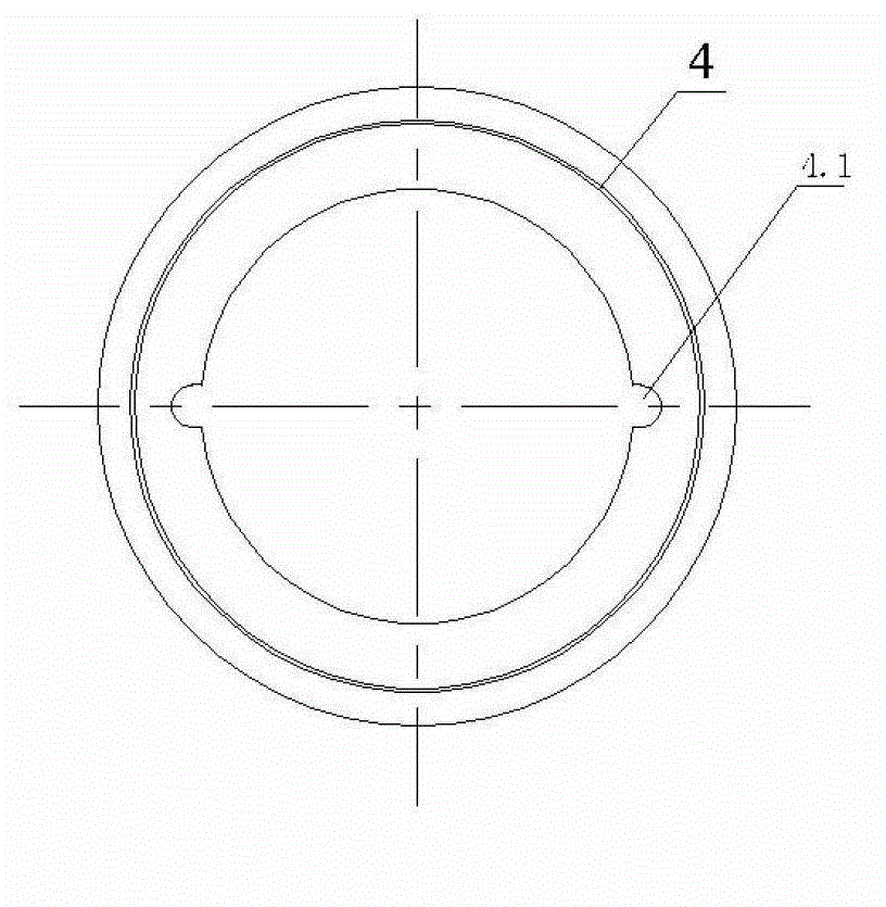 Mechanical sealing device for sanitary pump