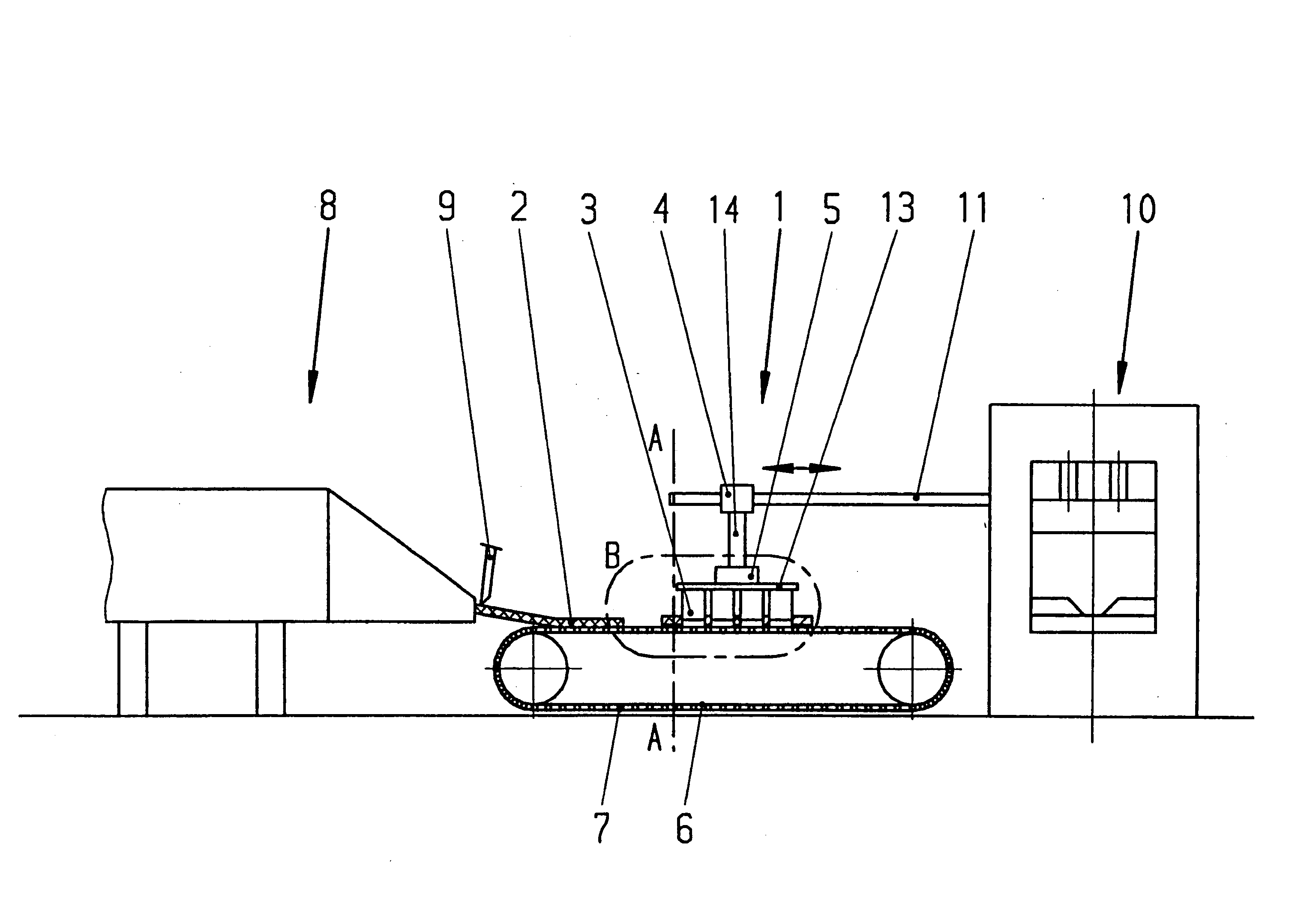 Method and apparatus for picking up a plastic product