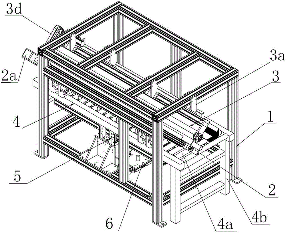 Automatic collecting device for paper angle bead strips