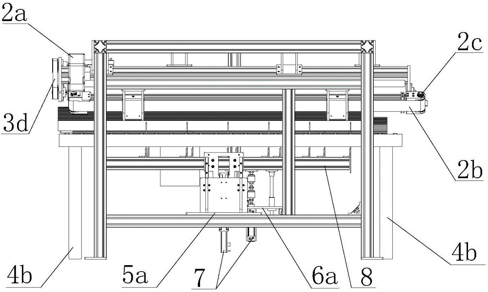 Automatic collecting device for paper angle bead strips