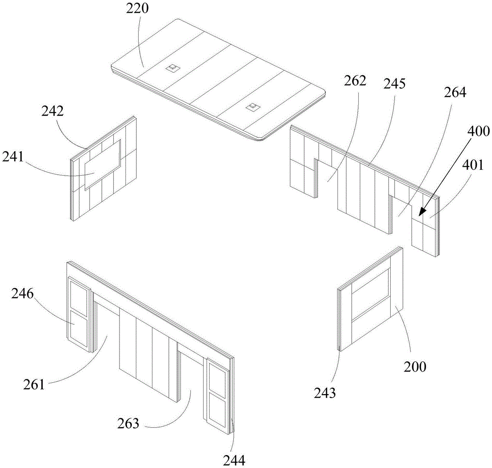 Spliced home theater test room and test system for home theater equipment