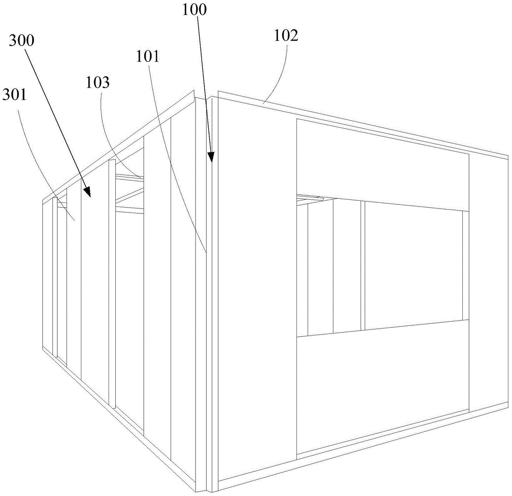 Spliced home theater test room and test system for home theater equipment