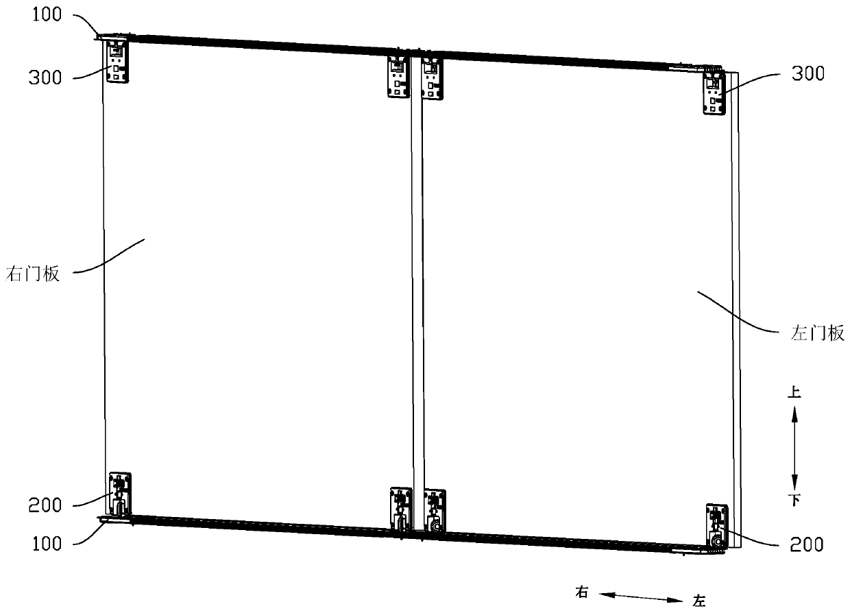 Sliding door pulley rail assembly