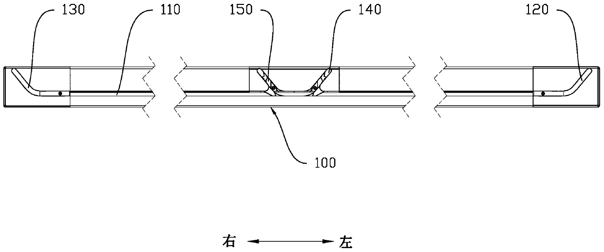 Sliding door pulley rail assembly