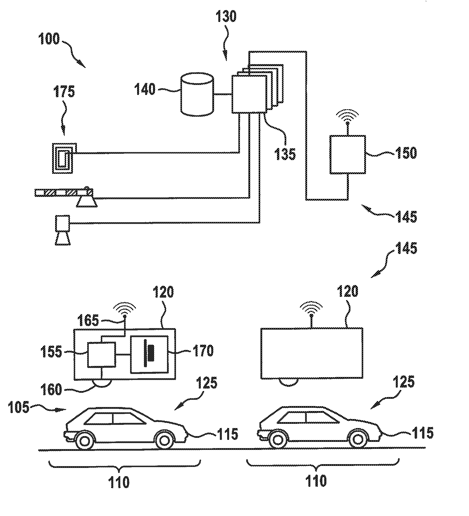 Controlling a parking lot sensor