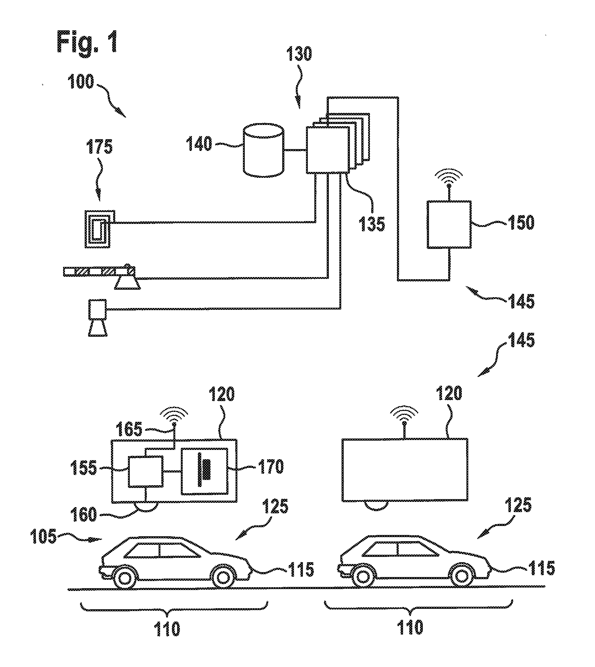 Controlling a parking lot sensor