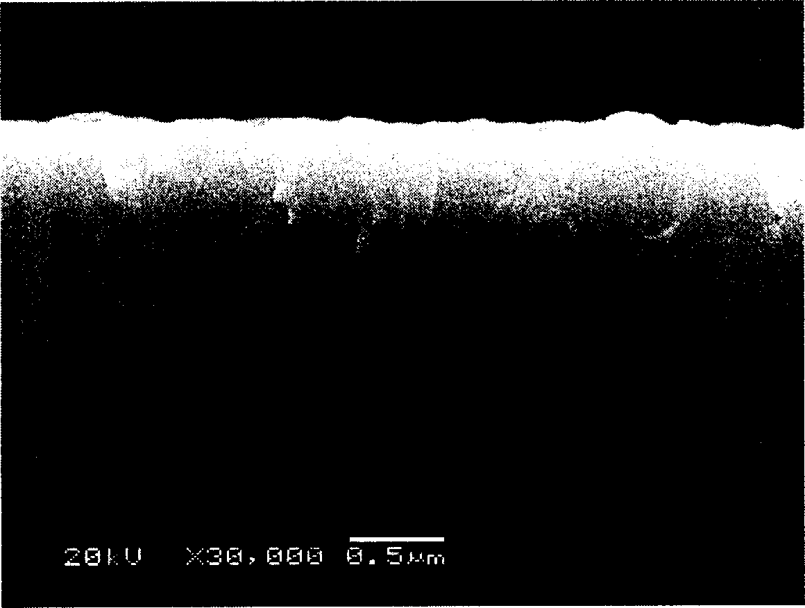 Functional molybdate film and its prepn