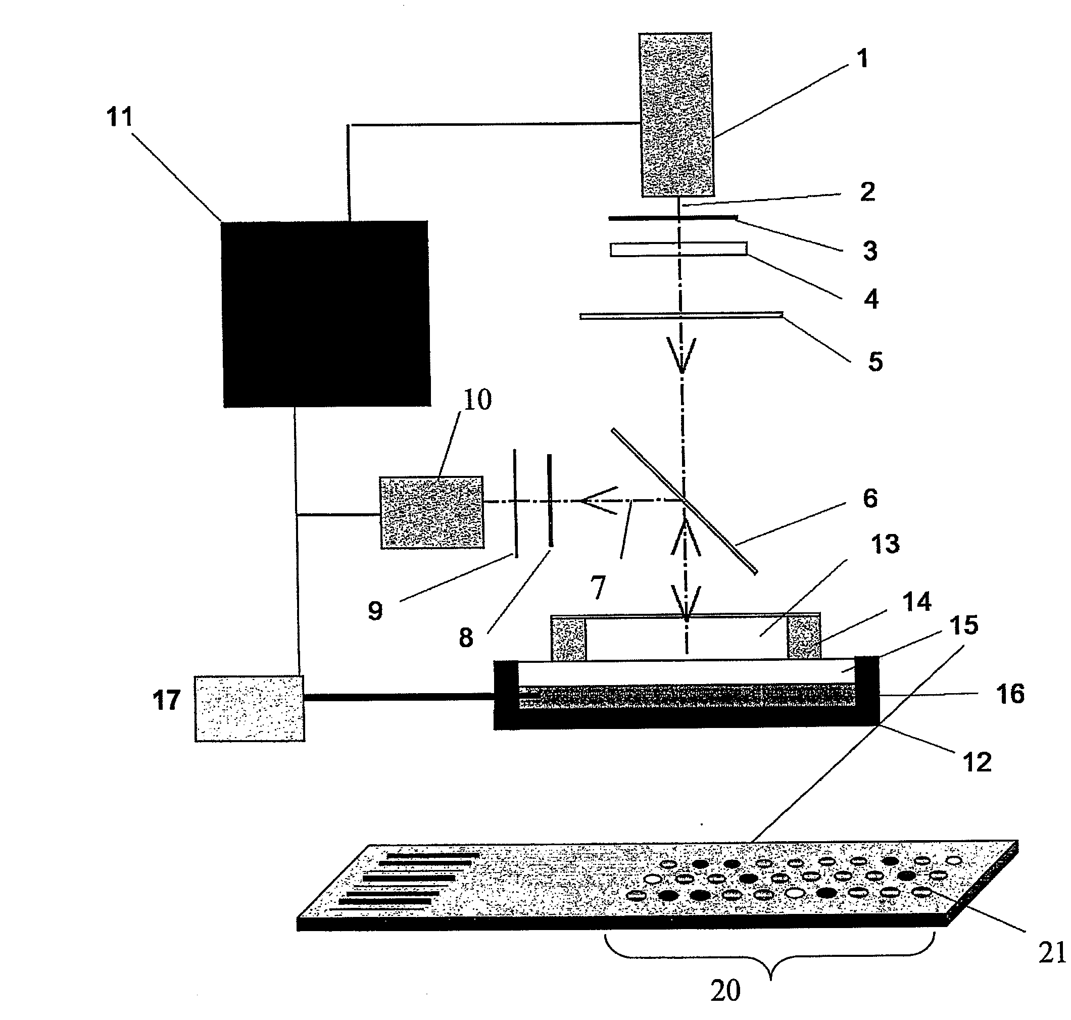 Real-time PCR of targets on a micro-array