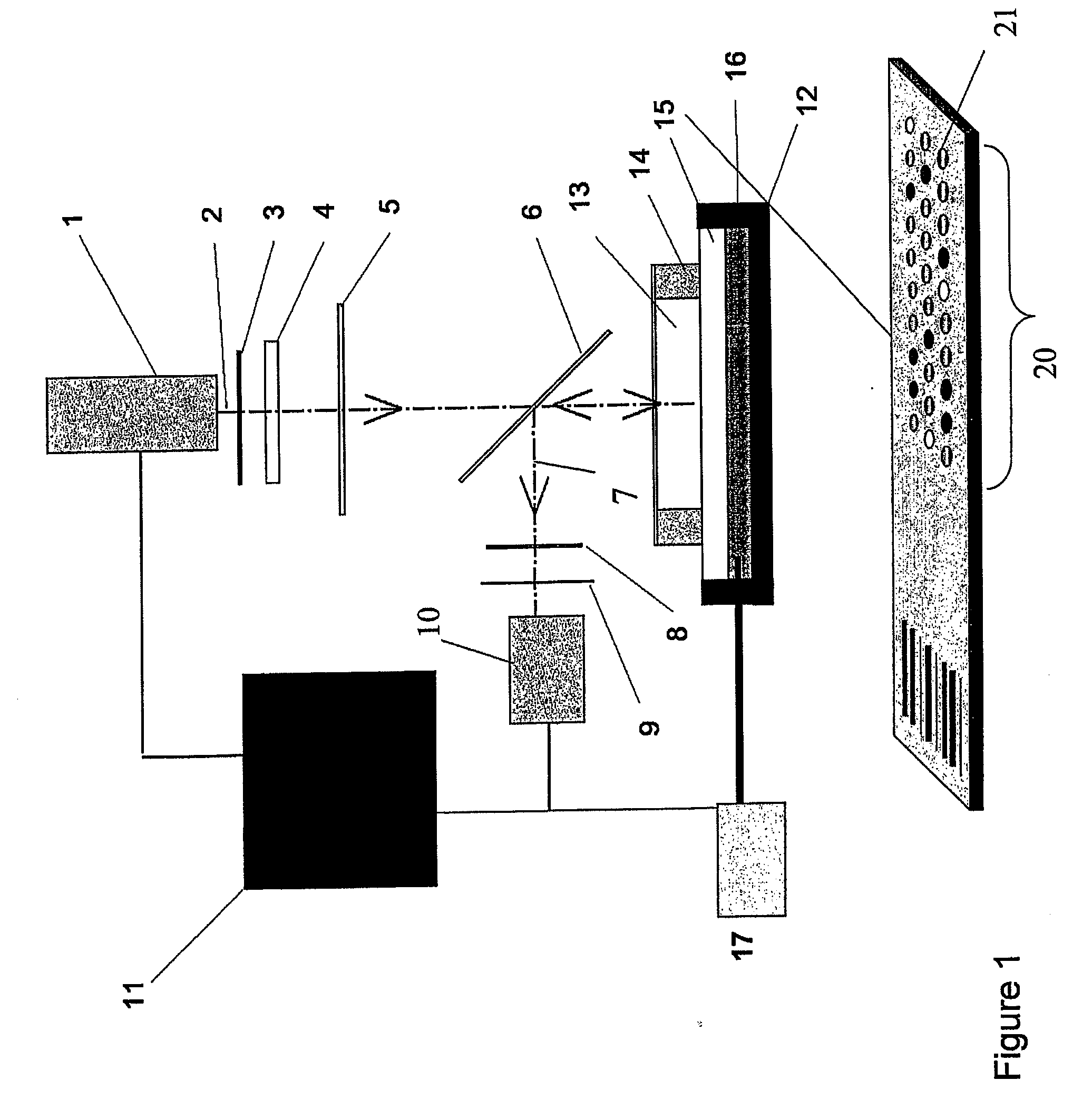 Real-time PCR of targets on a micro-array