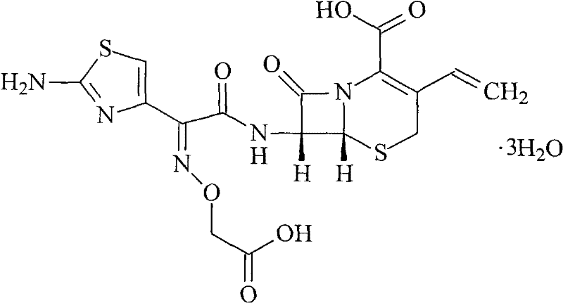 Cefixime submicro-emulsion solid preparation and novel application thereof