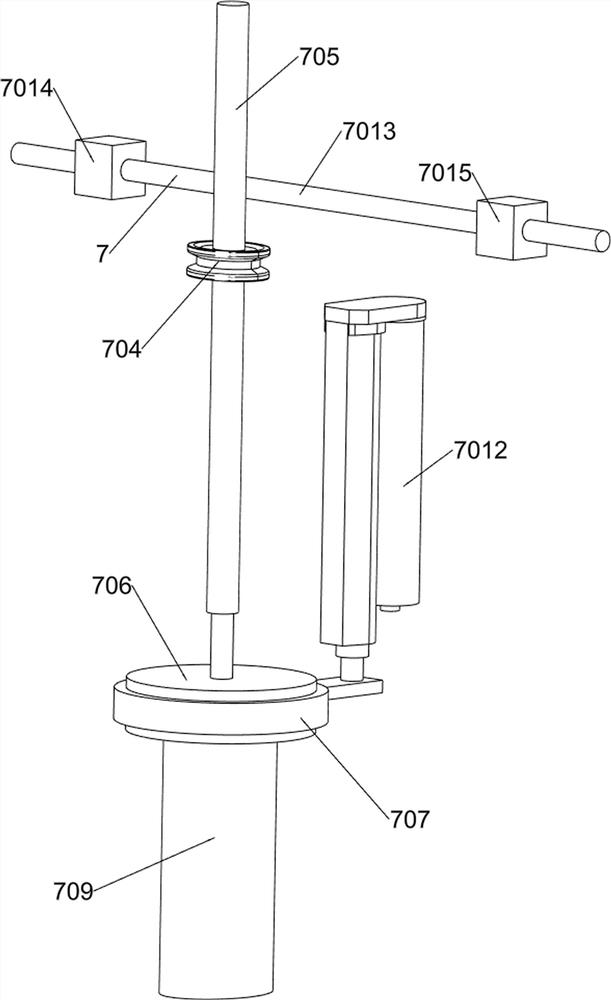 Device for eccentric separation and residue-free cement removal of elbow cement nozzle