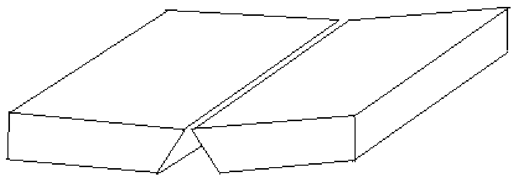 Welding method of full penetration overhead plate