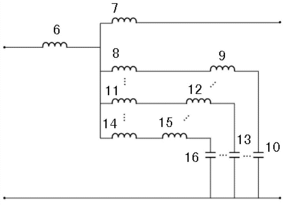 Magnetic integration type integrated filter inductance transformer