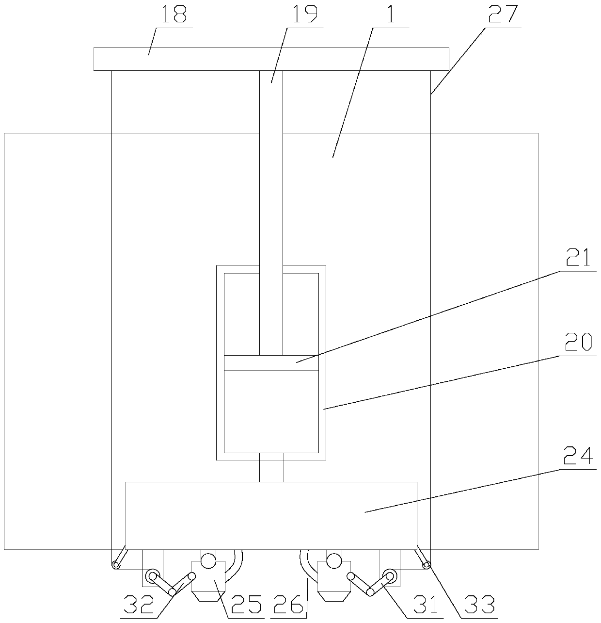 AGV with cleaning function for intelligent warehousing