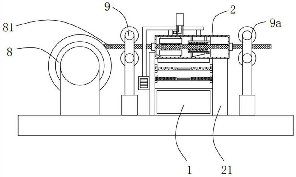 A coil uncoiling feeder