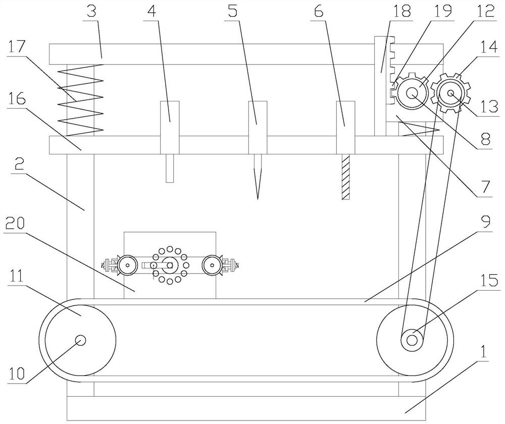 Tapping device for cylindrical metal workpiece