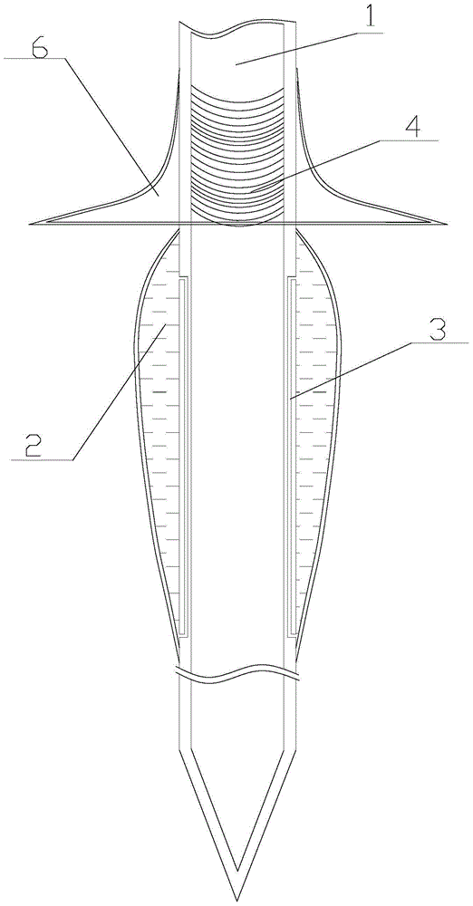 Novel thoracic and abdominal cavity drainage tube