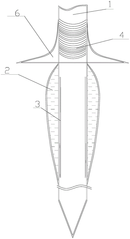 Novel thoracic and abdominal cavity drainage tube