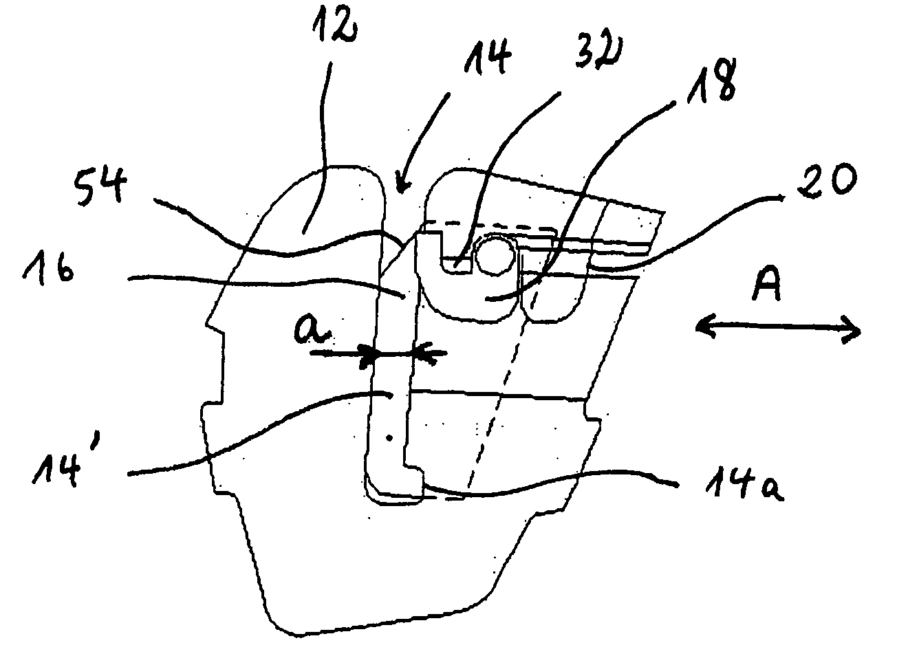 Lock Mechanism for a Dispenser, Roll of Material and End Plug Therefor, and Method for Inserting a Roll of Material Into Such Lock Mechanism